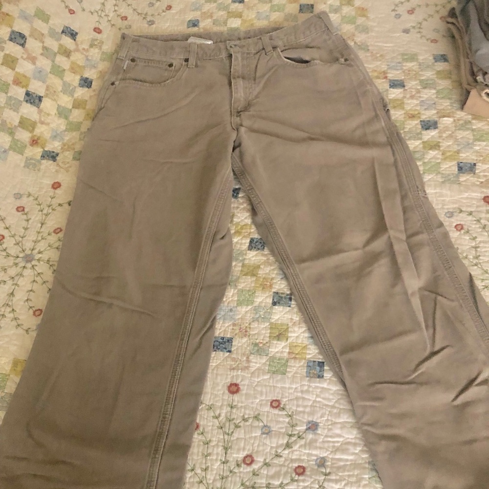 Tan Carhartt work pants  33x32